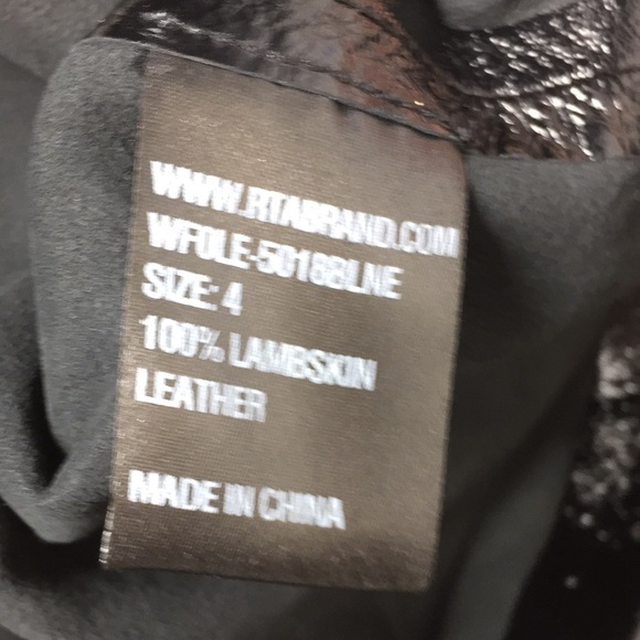 RTA PALOMA LAMBSKIN SKIRT - Picture 10 of 13